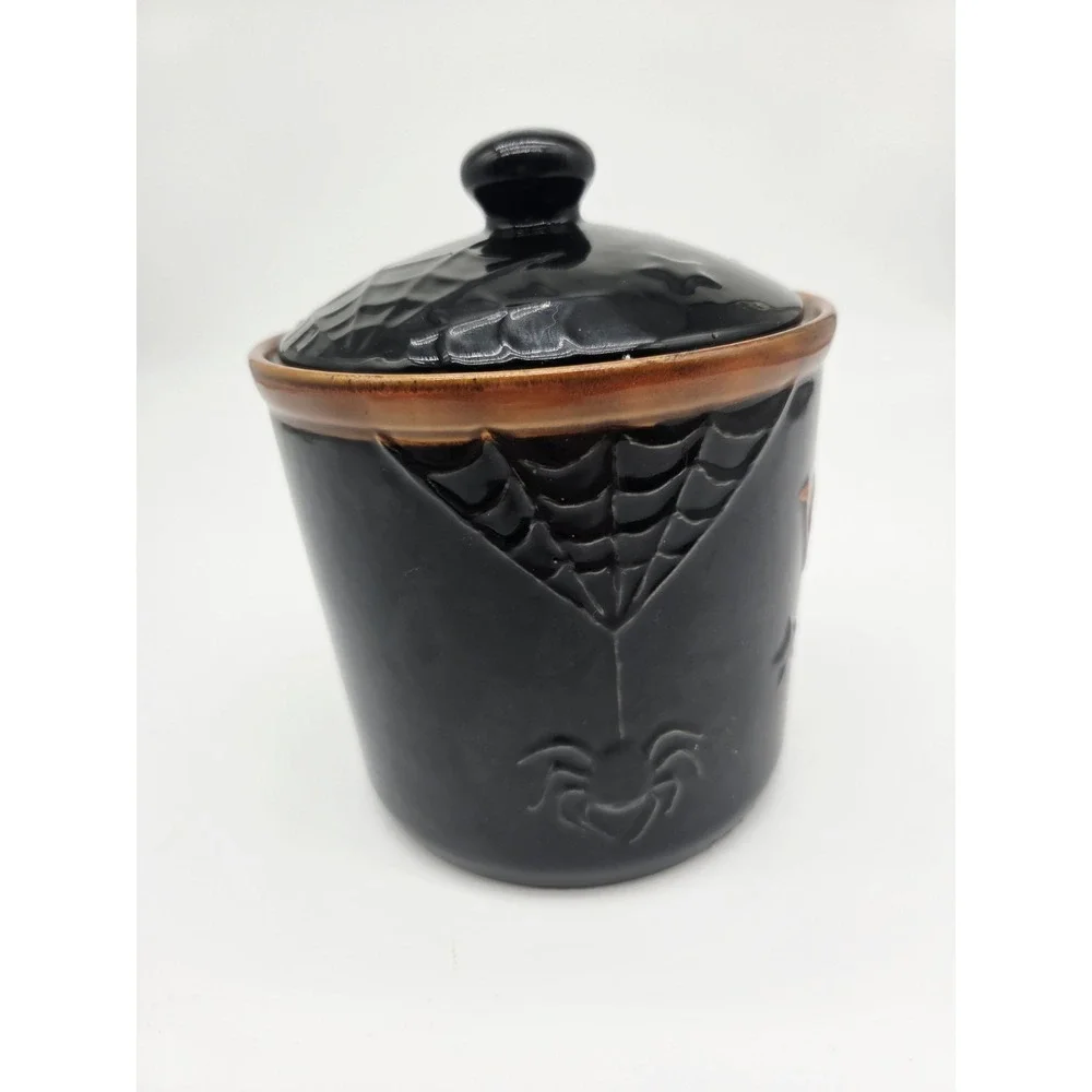 Boney‎ Bunch HALLOWEEN 2016 YANKEE CANDLE Wicked Good Cookie Jar Canister Spider